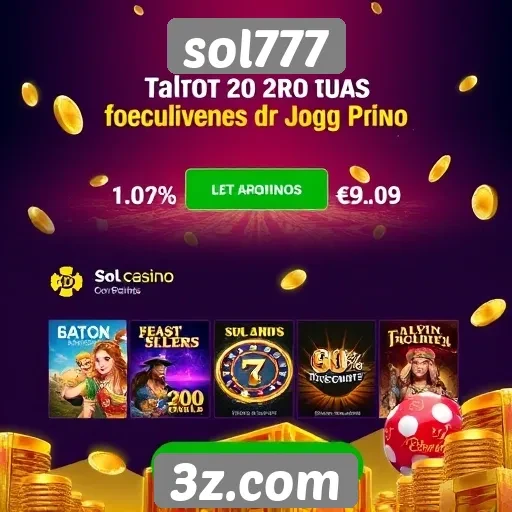 Comparativo de bônus e promoções do sol777